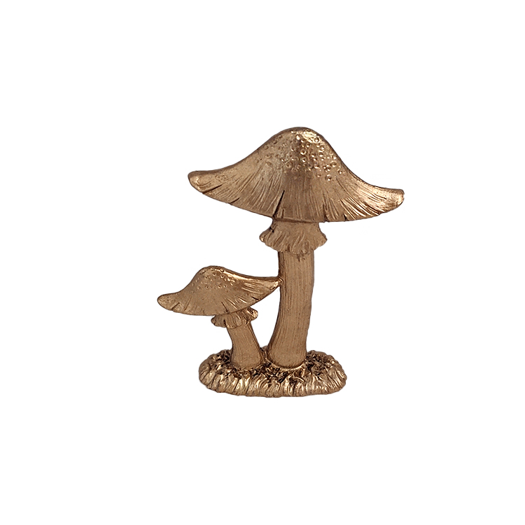 Resin Gold Mushroom Table Decoration Item21FX60305
