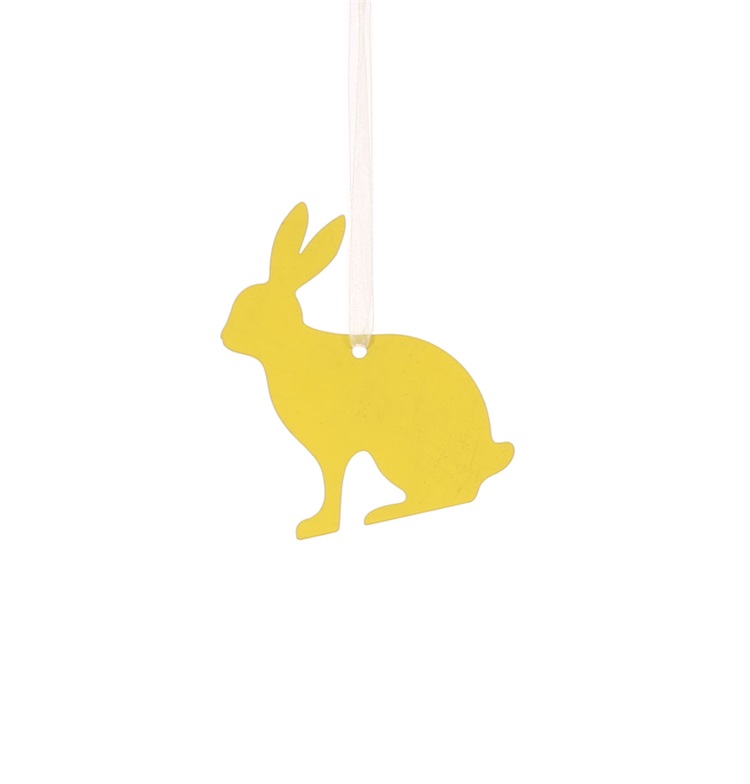Metal Rabbit Easter Hanging Decoration Item HR16-338C