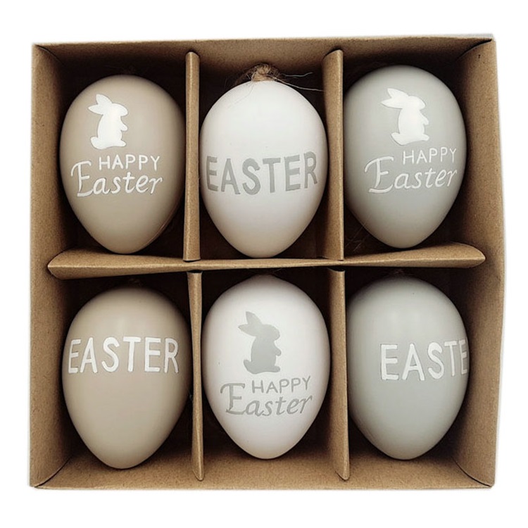 Plastic Easter Egg Set 6/S Item SHY-F8723