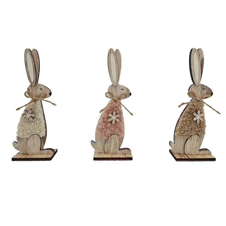Wooden Spring/Easter Rabbit Table decoration Item SHY-F8879