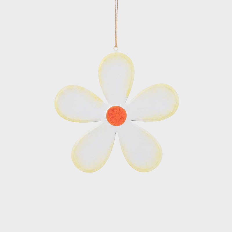Metal Hanging Decoration Color Five-petaled Flower
